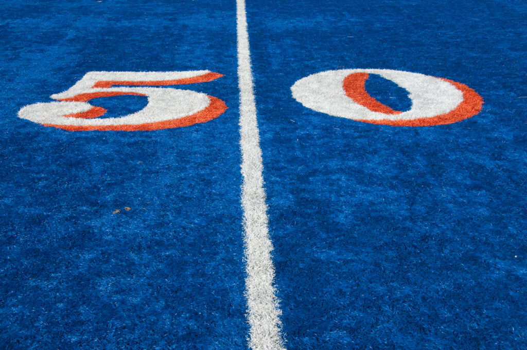 Since Boise State registered its trademark blue turf, other colleges, universities, and even some US high schools have sought to change the colors of their own turf. Most of these schools have discussed their plans with Boise Stateーbut one school, SUNY Morrisville, is breaking with convention in a way that may trigger a trademark showdown.